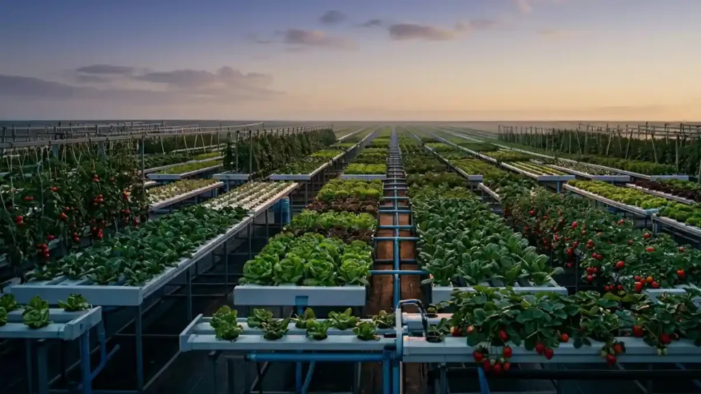 Hydroponics vertical farming