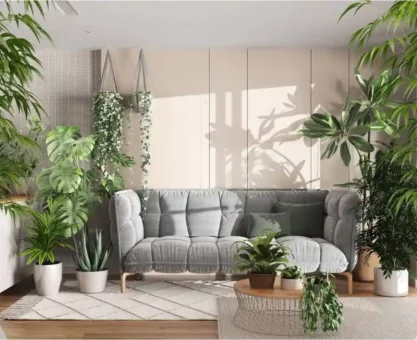 Living room plant decor ideas