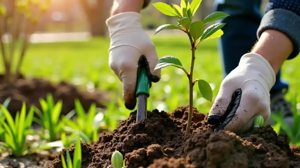 Trees planting