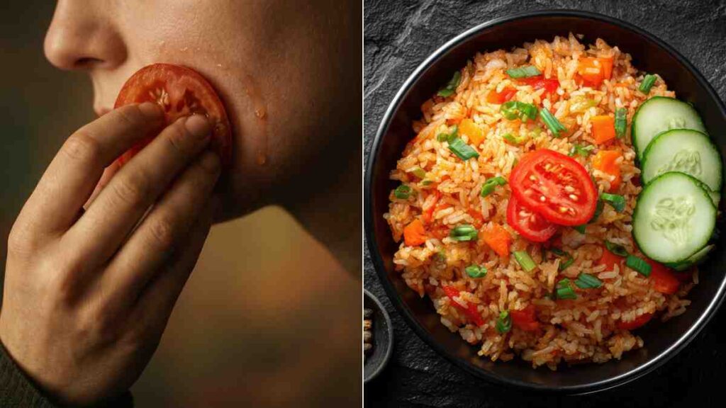 Tomato benefits for skin