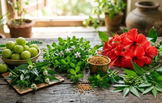 Ayurvedic plants for hair growth