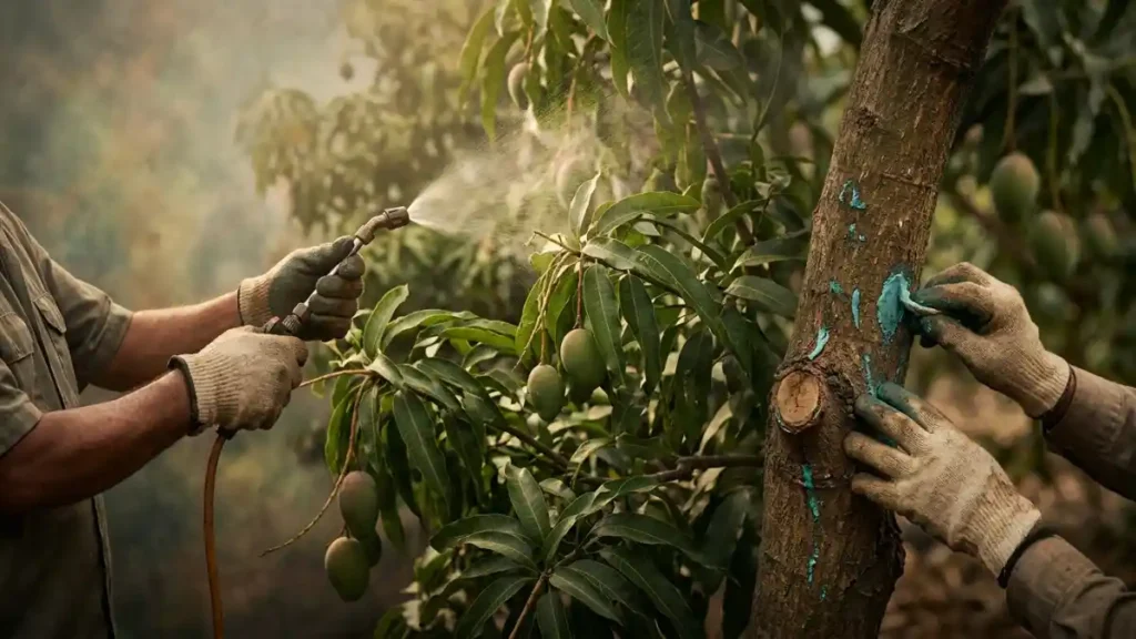 How to cure mango diseases
